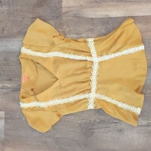 Modcloth Yellow Blouse